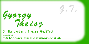 gyorgy theisz business card